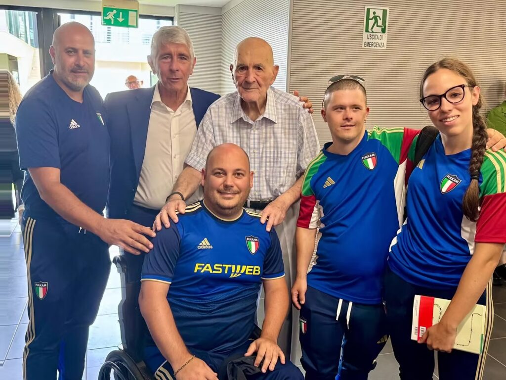 Un Incontro Indimenticabile tra Sport, Memoria e Impegno: La FIJLKAM Parakarate con Sami Modiano e il Ministro Abodi