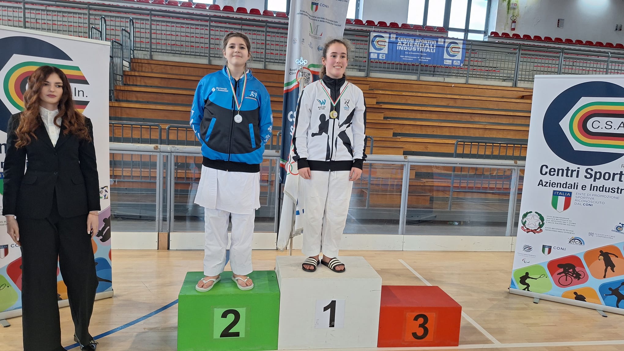 Podio kumite maschile – trofeo regionale