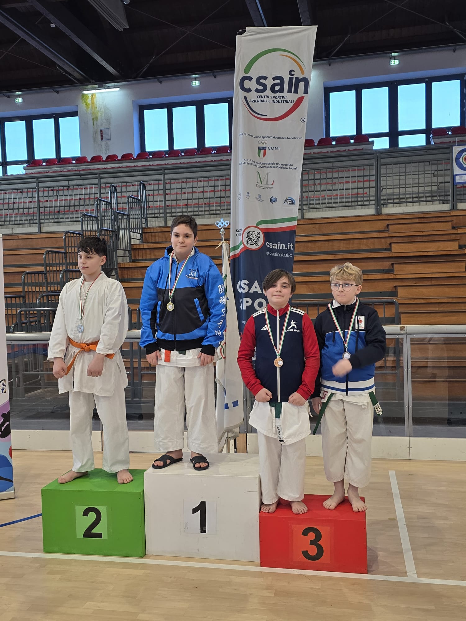 Medaglia d'oro per Spanu Lorenzo Specialità KATA